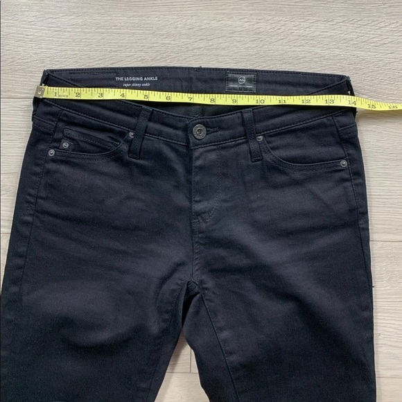 AG The Legging Super Skinny Ankle Black Jeans - Picture 12 of 15